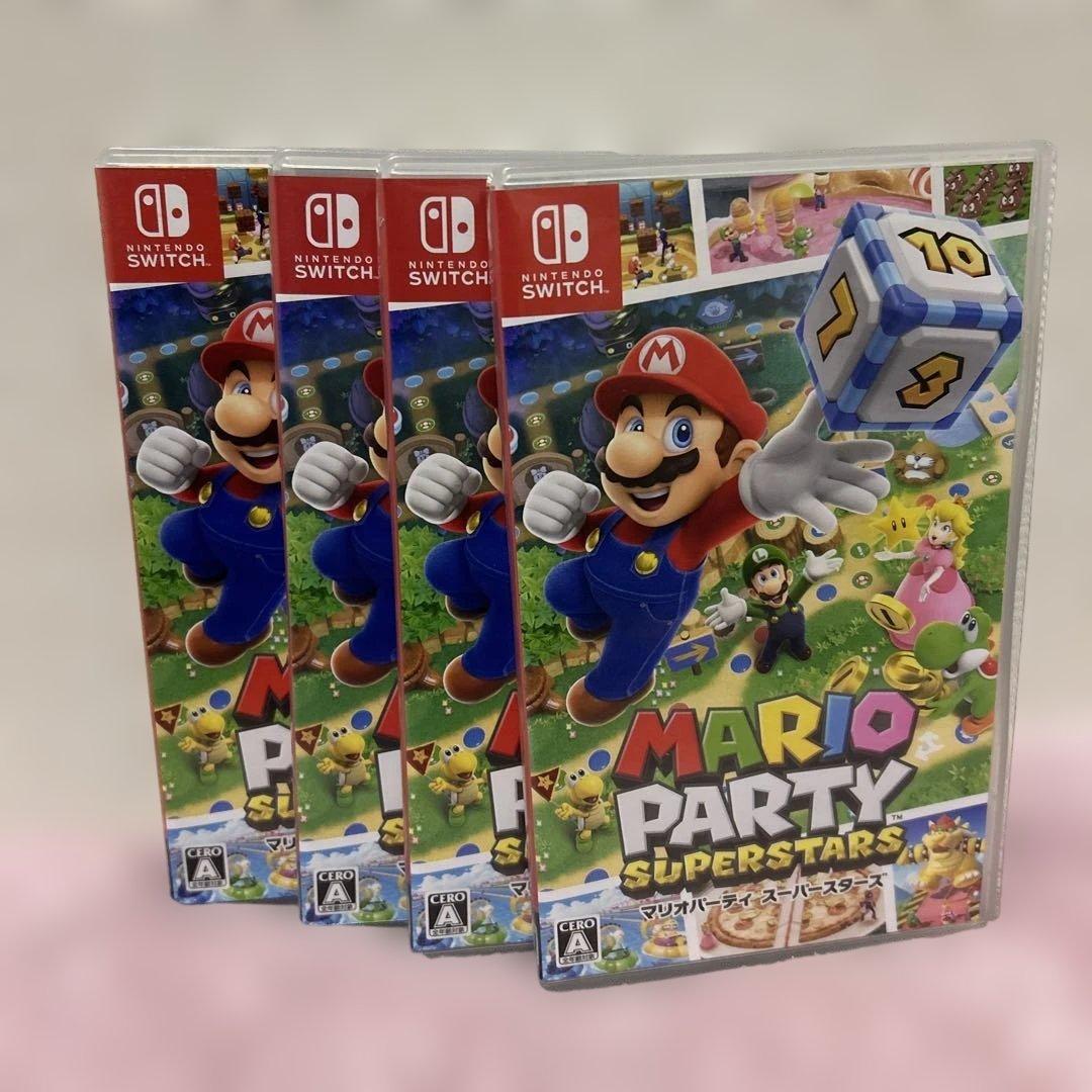 Nintendo Switch ソフト マリオパーティ スーパースターズ 4本組