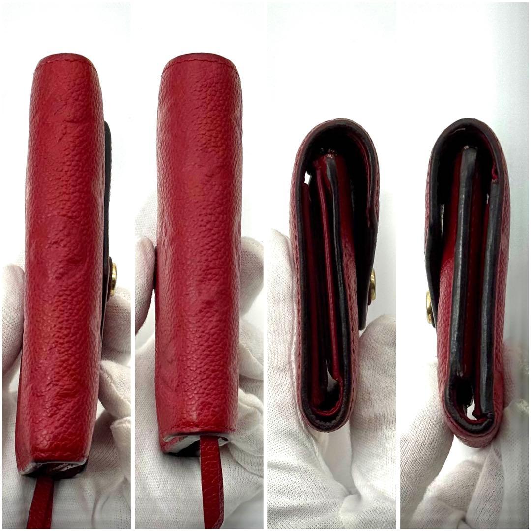 ルイヴィトン モノグラム アンプラント ポルトフォイユ ヴィクトリーヌ 三つ折り