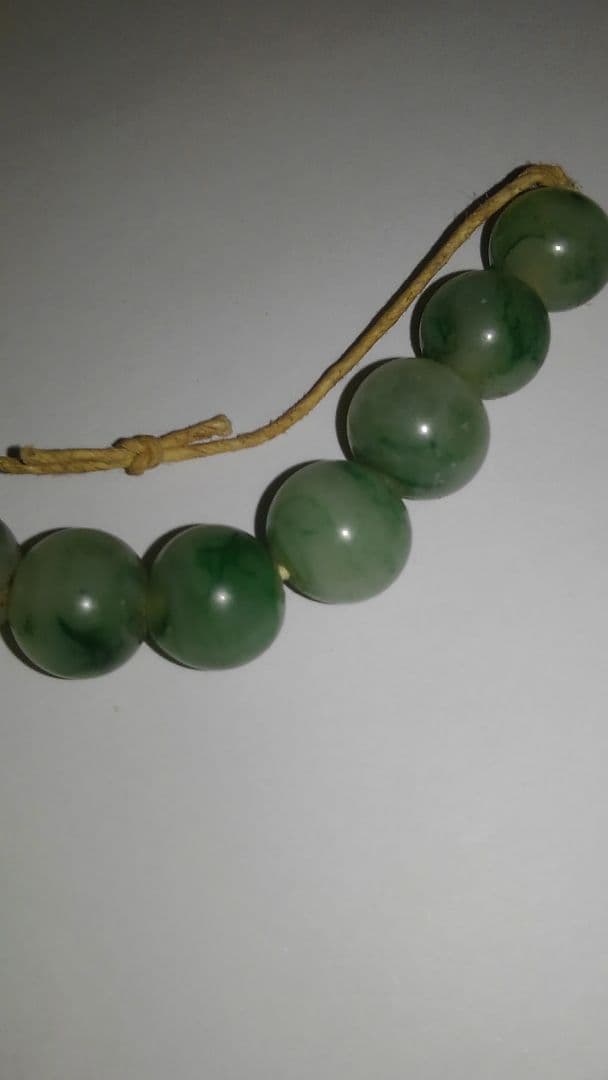 翡翠　根掛　翡翠連珠　翡翠玉　売り切り