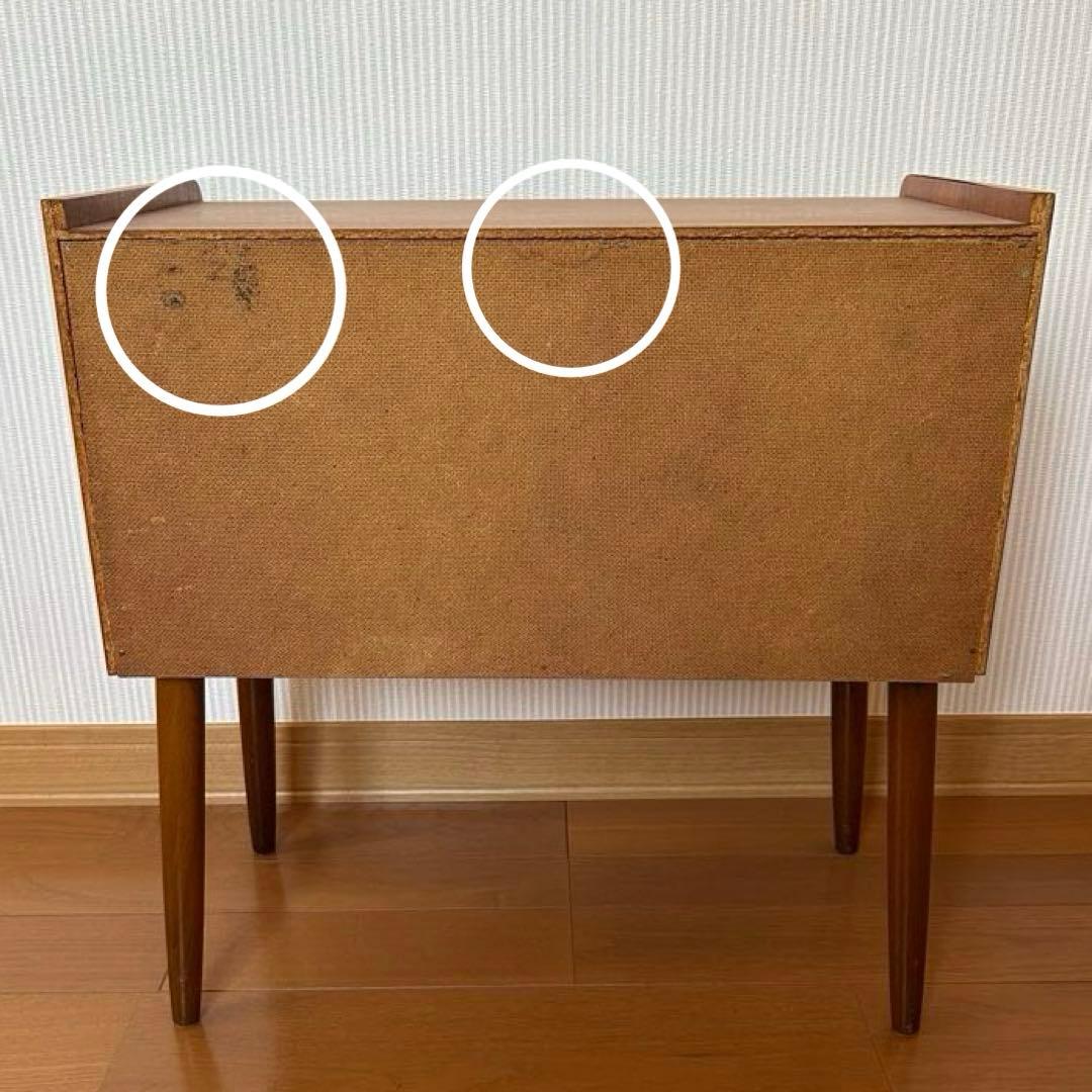北欧ヴィンテージ家具　小型チェスト／サイドテーブル