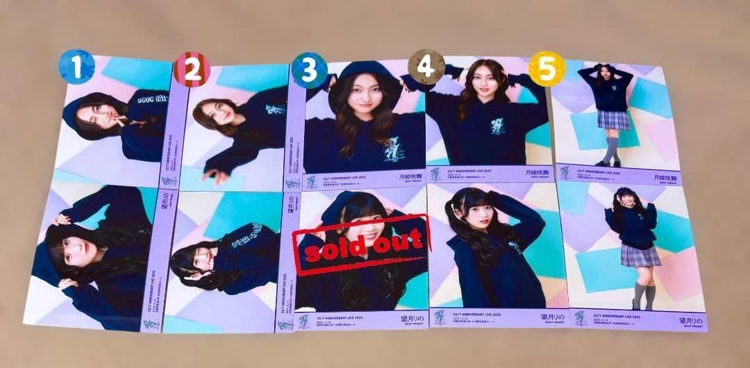 ナナニジ anniversary live 2025　フーディーニ衣装ブロマイド