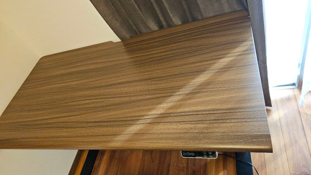 良品 FLEXISPOT E7 電動昇降デスク ウォルナット 140x70cm