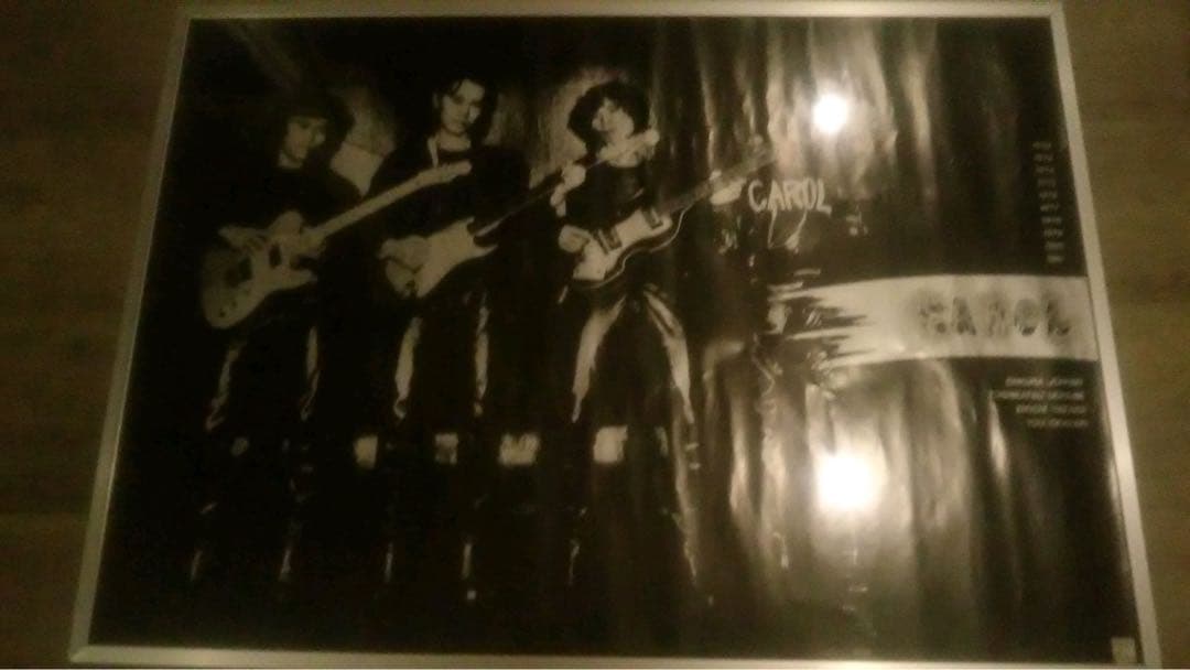 激稀少B２ポスター/キャロル CAROL １０周年/矢沢永吉 ジョニー大倉