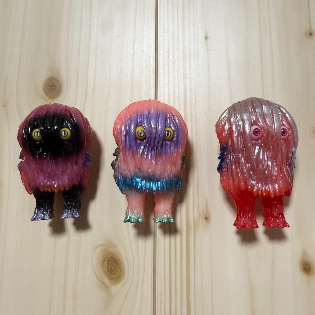 【希少】花岩獣ボルゴゴン ピンク系3種セット MONSTOCK モンストック