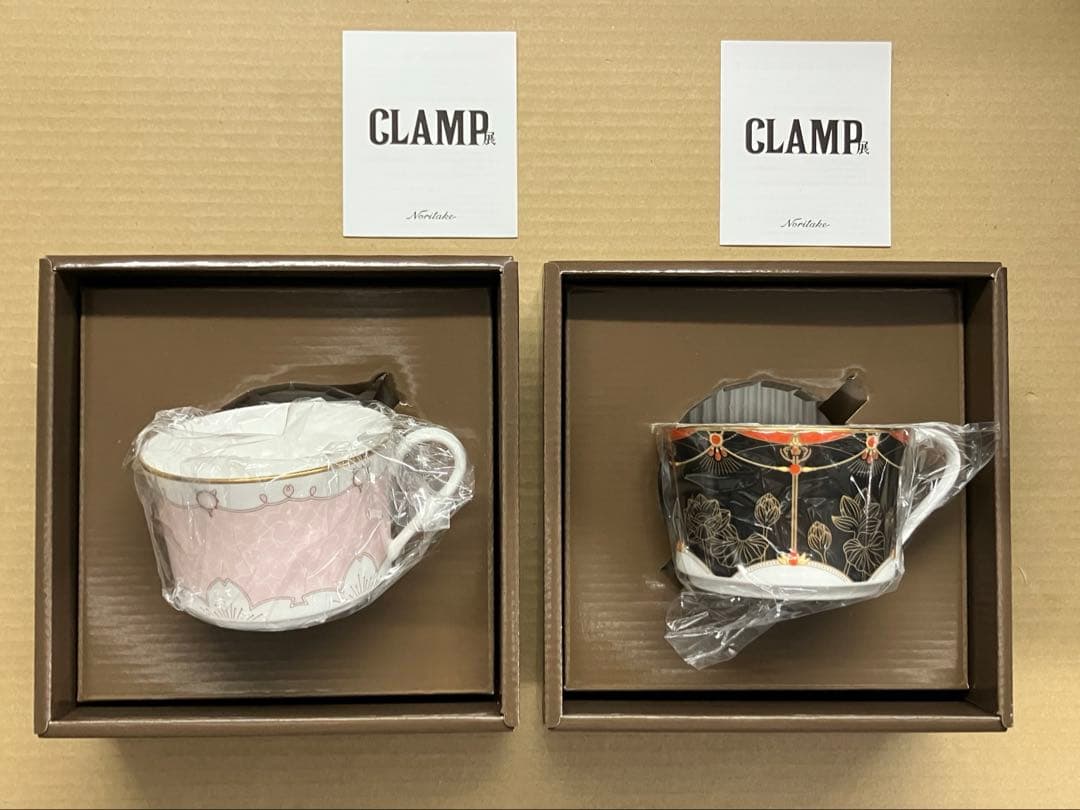 CLAMP展　ノリタケ ティーカップ＆ソーサー／聖伝-RG VEDA- 2種