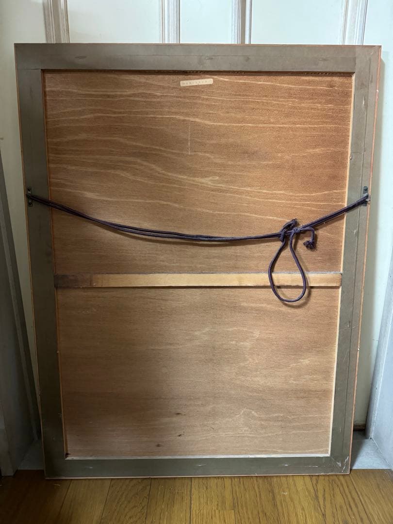 織田広喜『パリの女』リトグラフ 直筆サイン有 額装