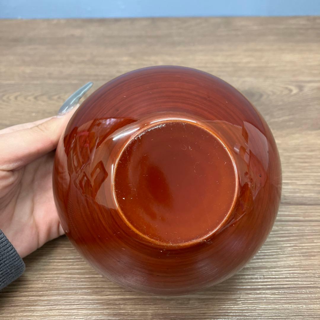 B-5 昭和レトロ 高級 蛤碁石 碁笥 漆塗り風 木製 入れ物 卓上ゲーム用