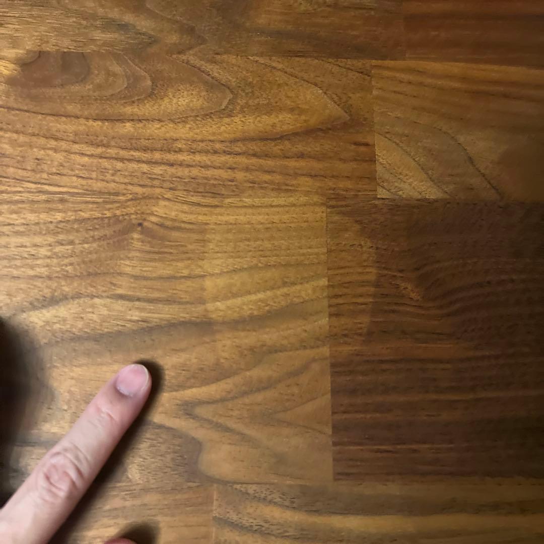 美品☆マスターウォール　ウォールナット　モザイク　ダイニングテーブル