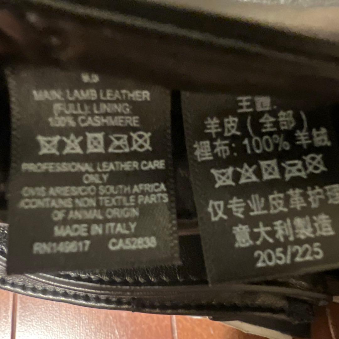 未使用　dunhill 超高級レザー手袋 Made in Italy 9.5