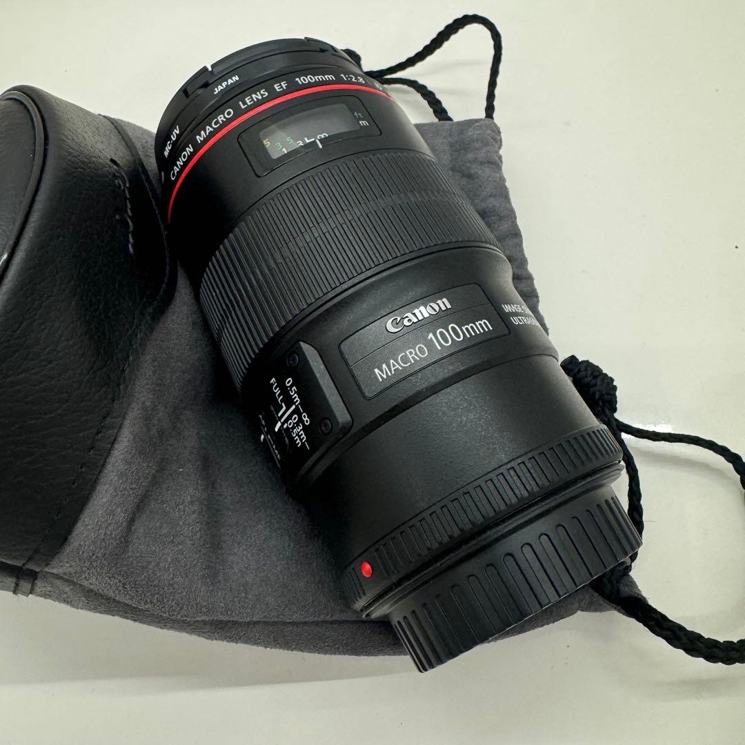 ［完動品］CANON EF100mm F2.8L IS USM マクロレンズ