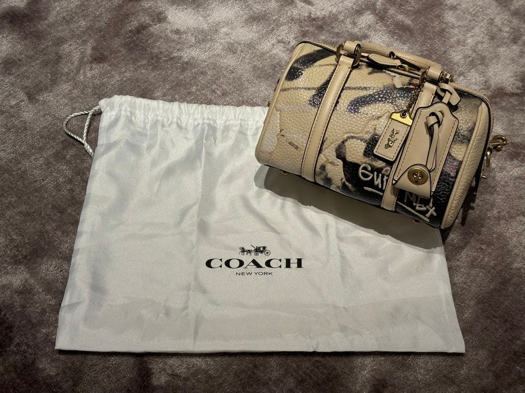 【超美品】COACH ×MINT+SERF ルビーサッチェル 18