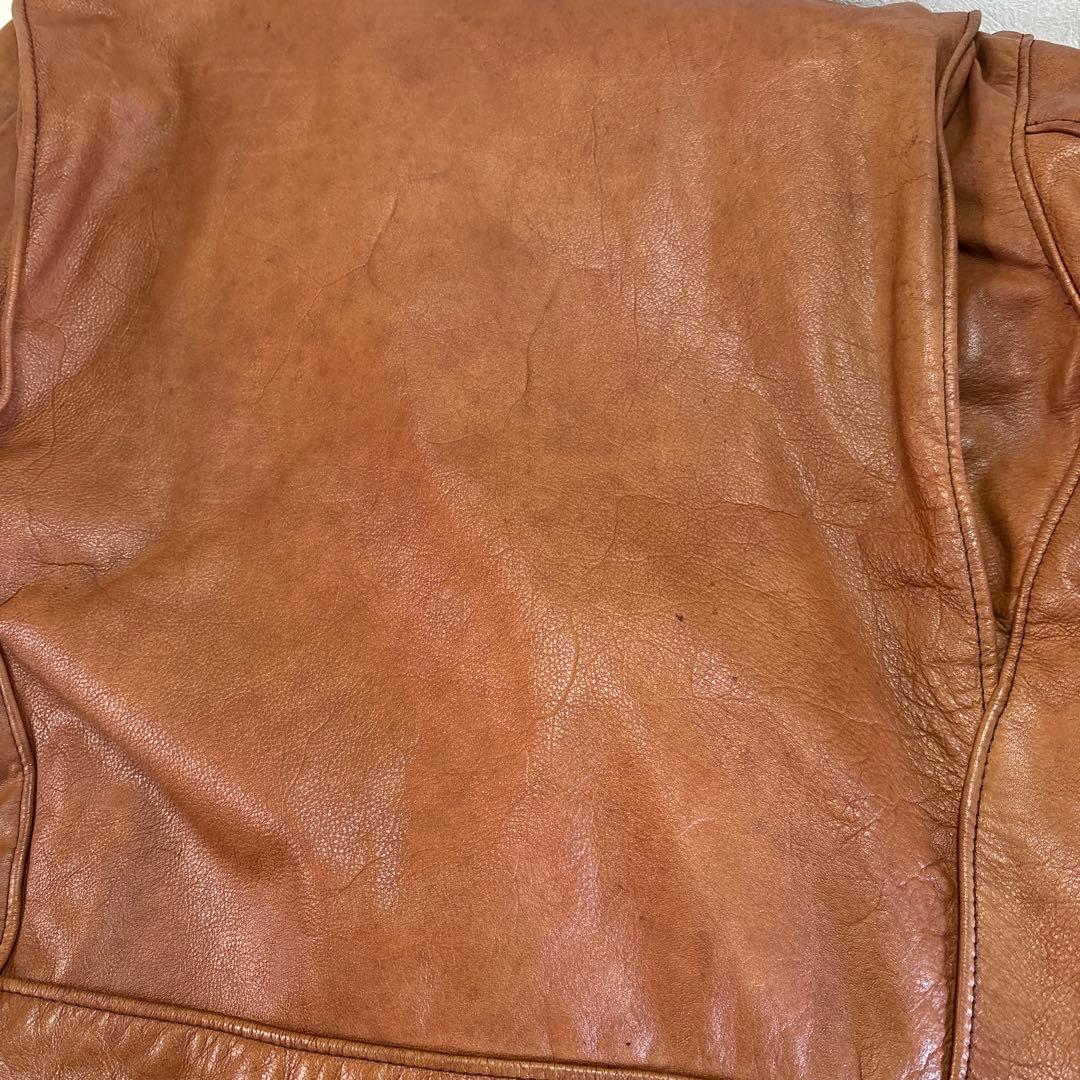 【米国製】Schott レザー ライダースジャケット 40ライナー付 本革