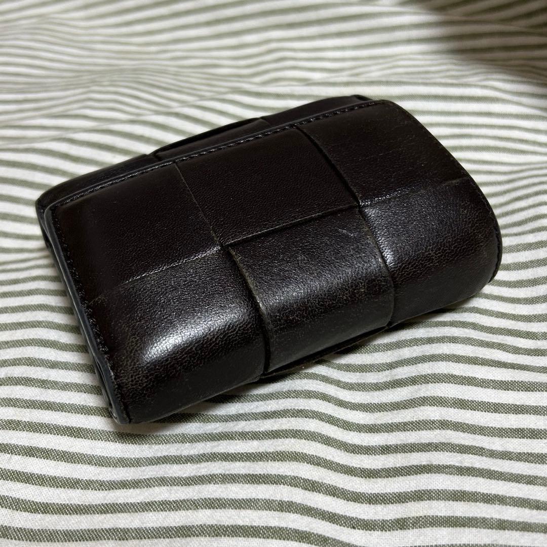 ボッテガ　カセット　財布　ブラウン