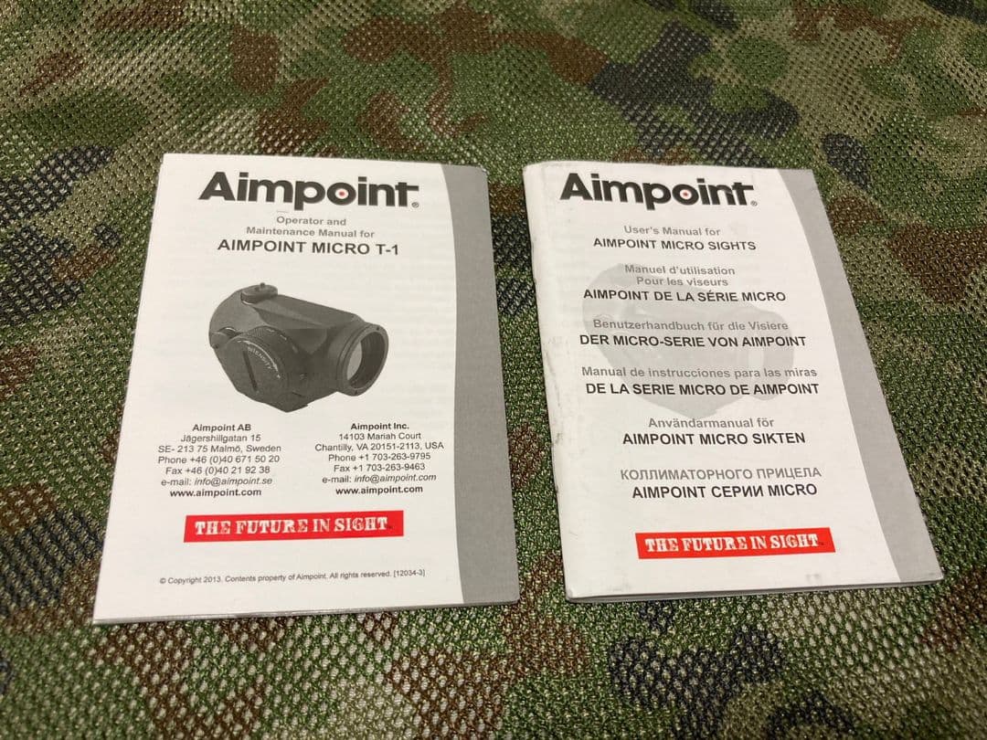 実物 エイムポイント T-1 T1 ドットサイト ダットサイト 純正スペーサー付