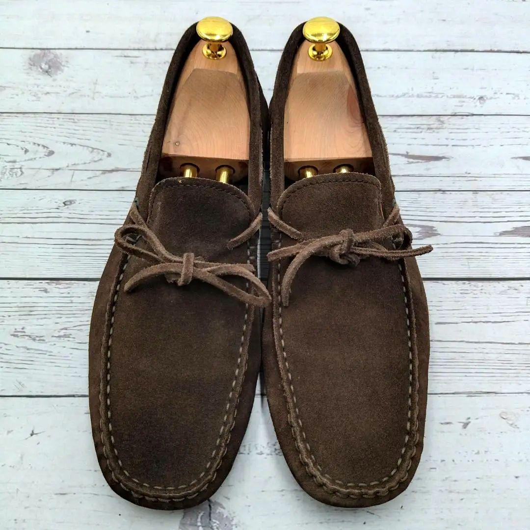 TOD'S　トッズ　28　スリップオン　ドライビングシューズ　スエード　モカシン