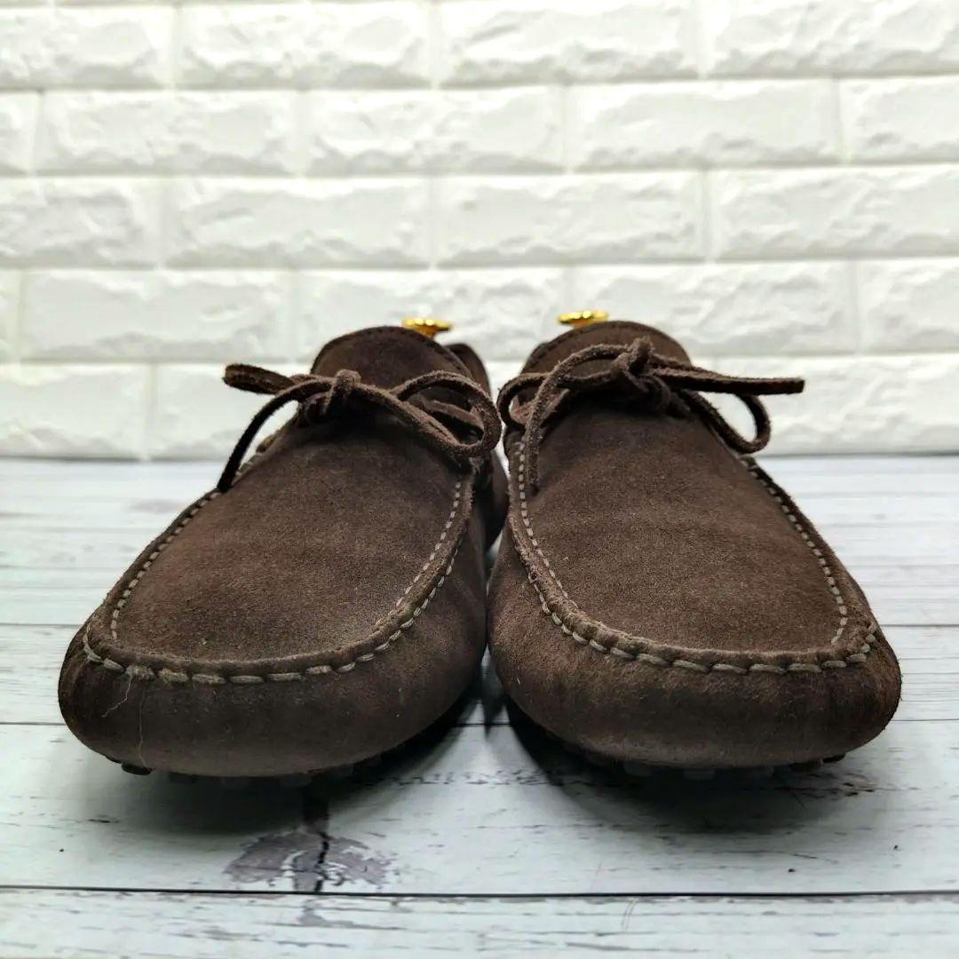 TOD'S　トッズ　28　スリップオン　ドライビングシューズ　スエード　モカシン