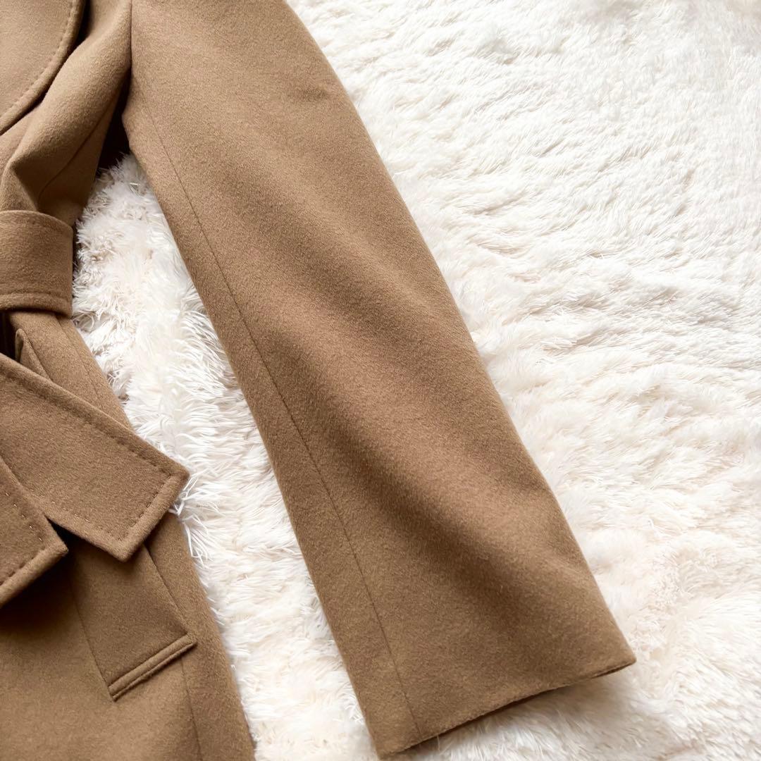 未使用級 ロロピアーナ チェスターコート ベルテッドコート キャメル 正規品