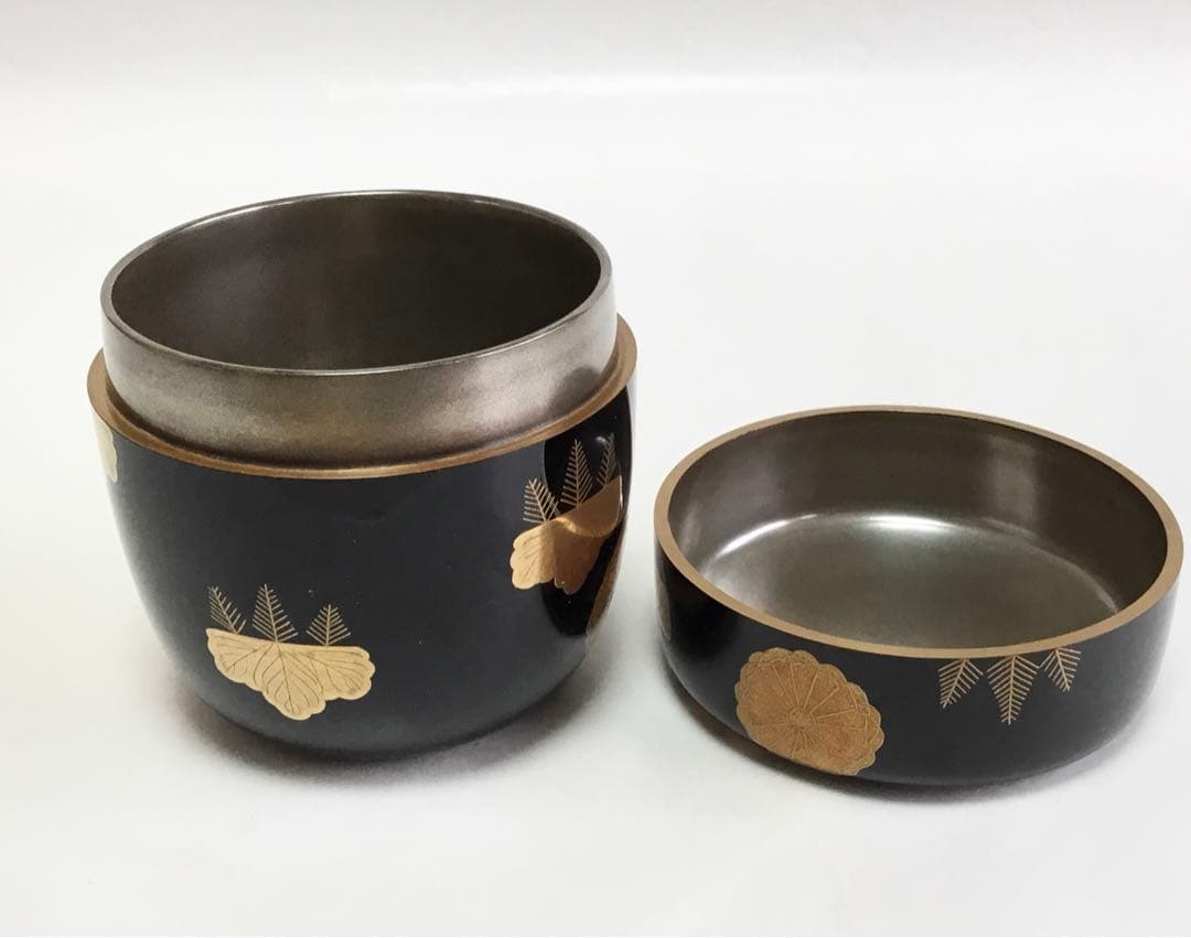茶道具 古物品 大棗 高台寺蒔絵 内銀 司光