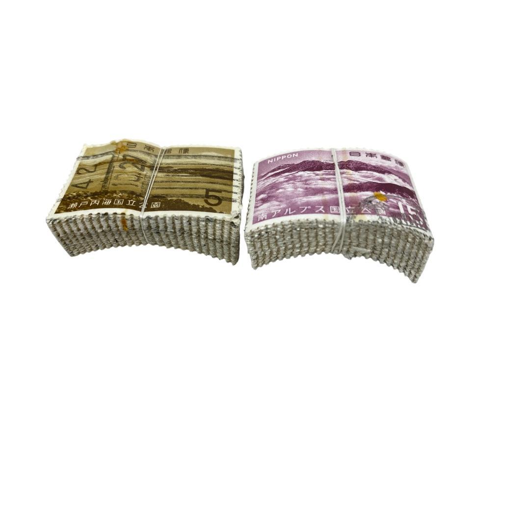 使用済み切手　国立公園記念切手　9種各約100枚づつ　dd067