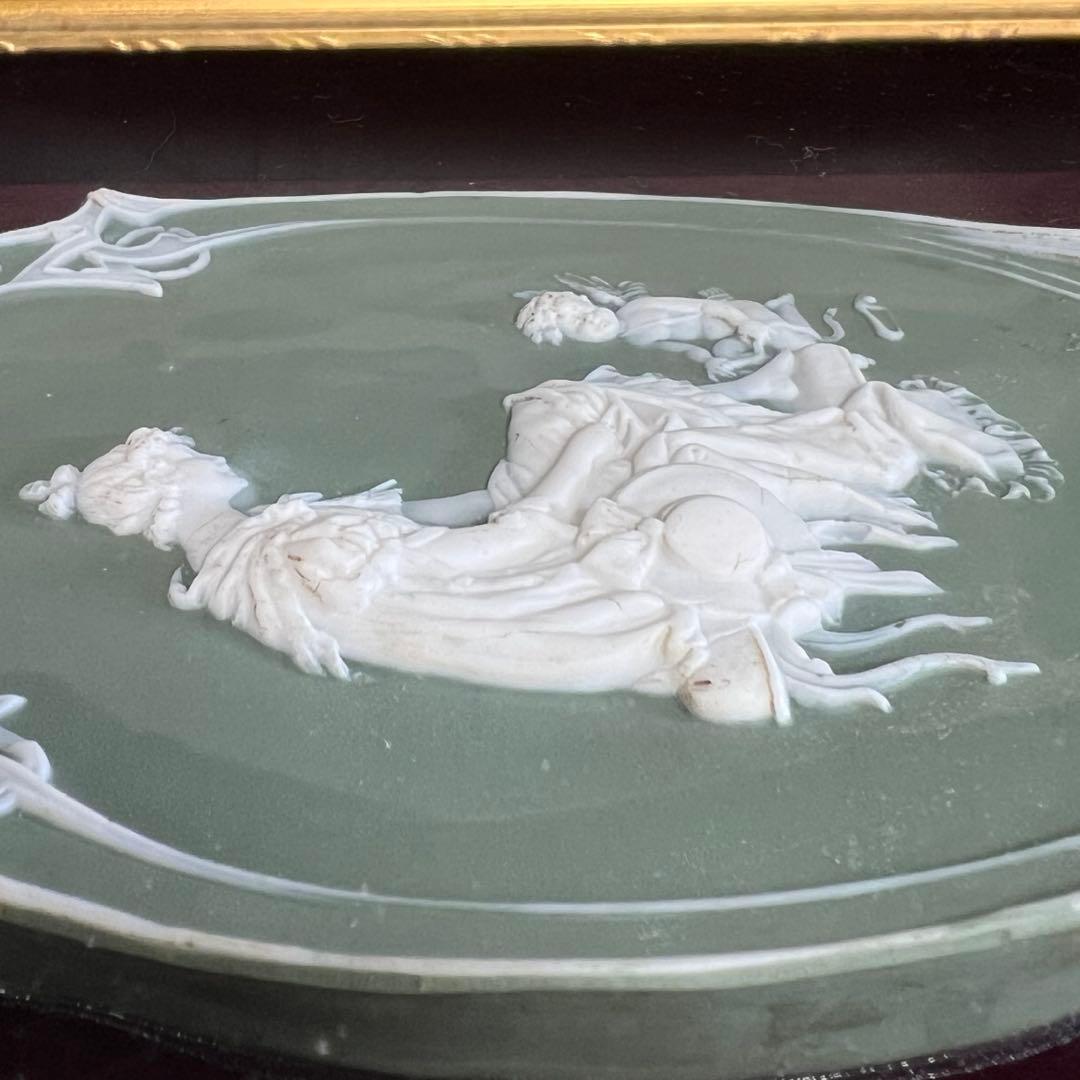 英国　パテ・シュール・パテ　女神、天使文額　東Y7-1218☆1Fトトサ