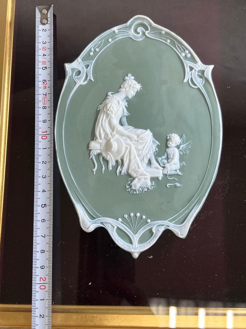 英国　パテ・シュール・パテ　女神、天使文額　東Y7-1218☆1Fトトサ