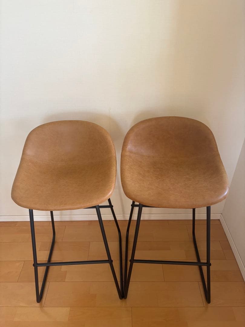 カウンターチェア　2脚セット　送料込み