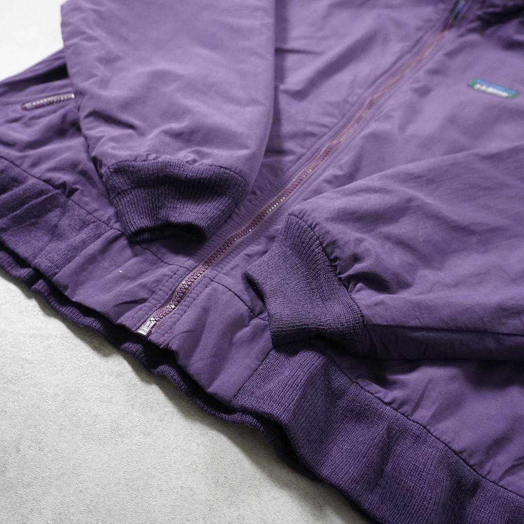90s L.L.Bean ウォームアップジャケット 裏ノルディック柄 古着