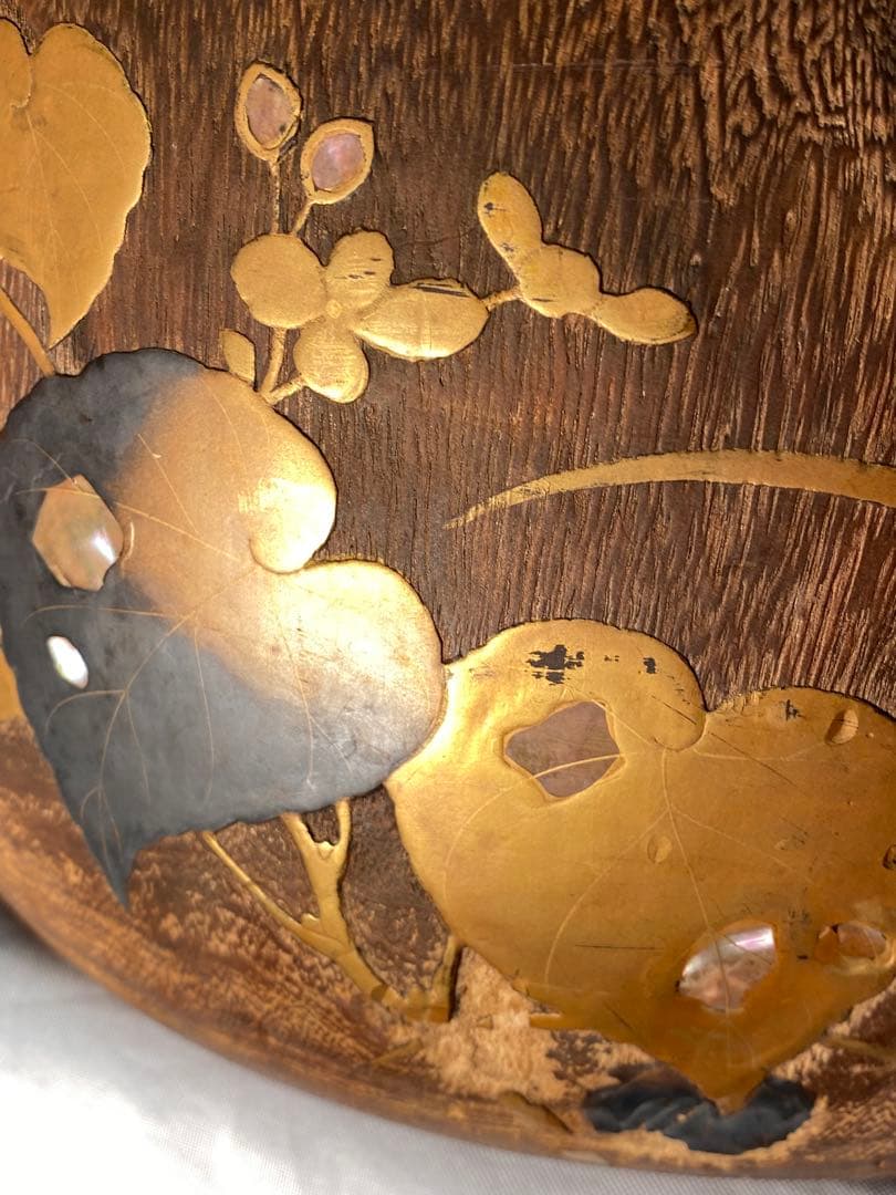 2651❣️ 蒔絵火鉢　鉄瓶　セット