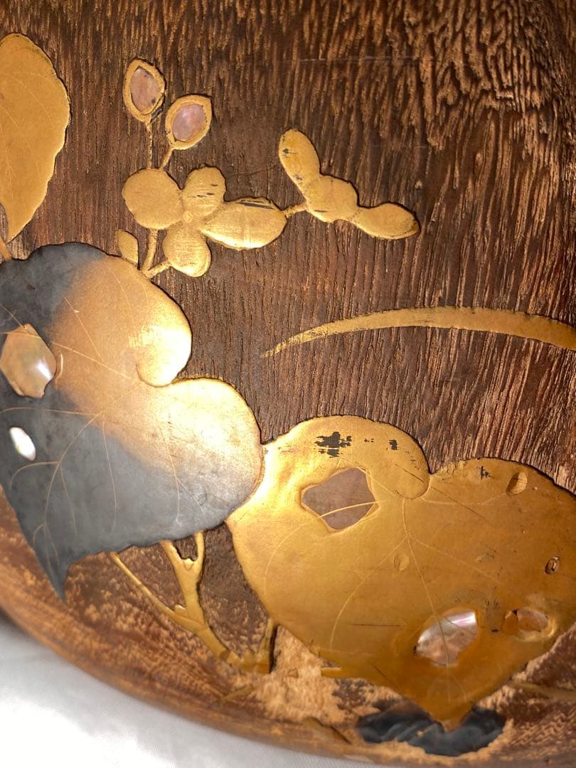 2651❣️ 蒔絵火鉢　鉄瓶　セット