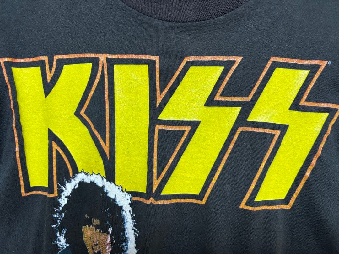 80s ヴィンテージ KISS バンドTシャツ 当時物 オリジナルフェードUSA