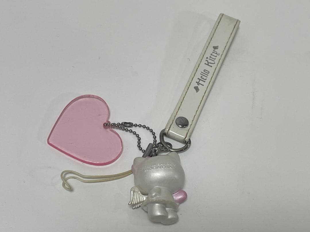 Hello Kittyハローキティ 天使 悪魔 ハート型 ストラップ2008年