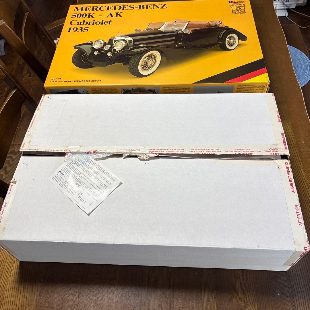 ポケール　1/8スケール　メルセデスベンツ　500K カブリオレ 1935