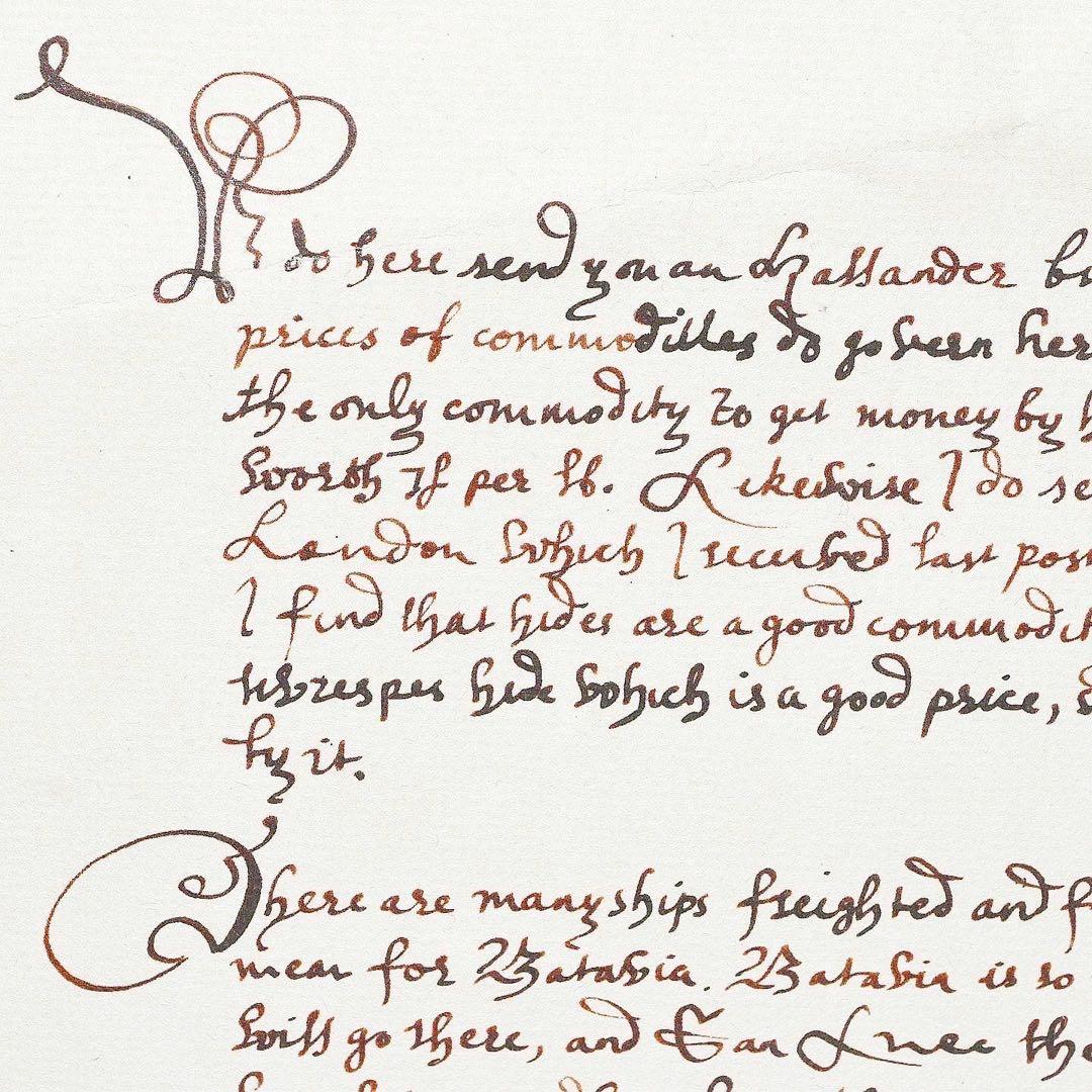 『チューリップ・フィーバー』小道具 コルネリスの手紙