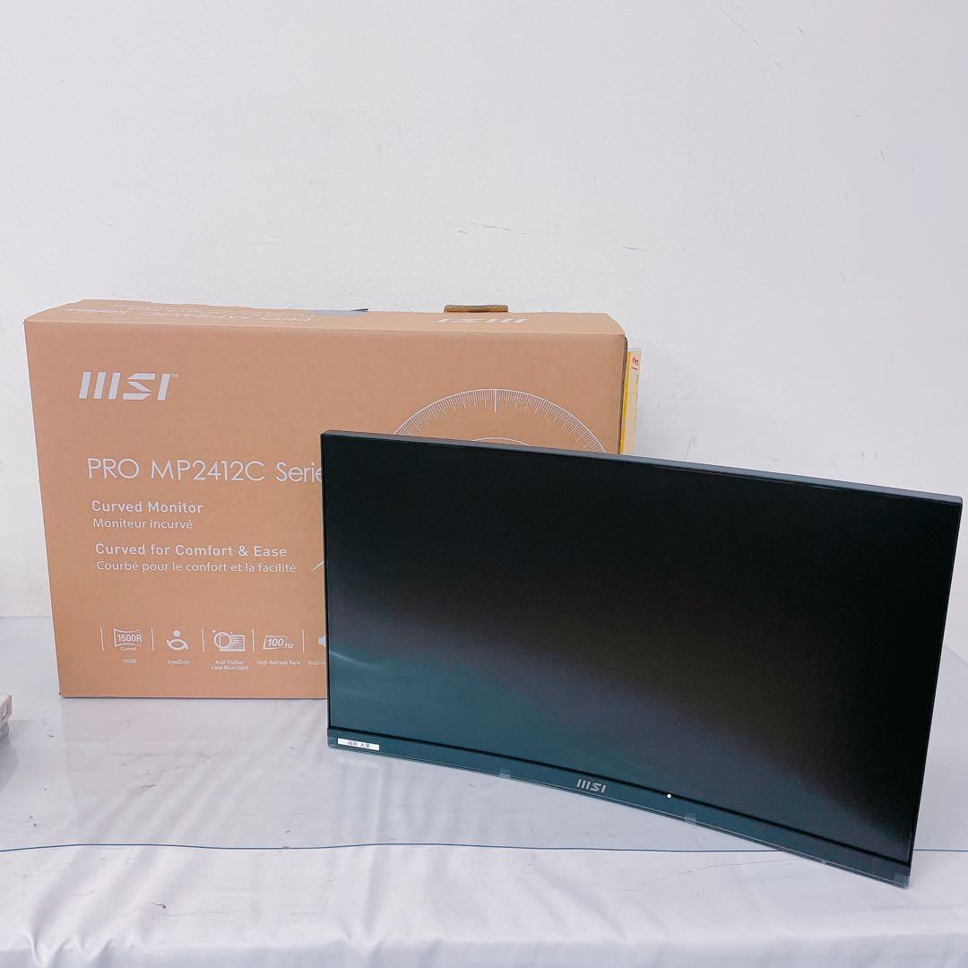 9EM13 MSI 湾曲モニター PRO MP2412C 23.6インチ