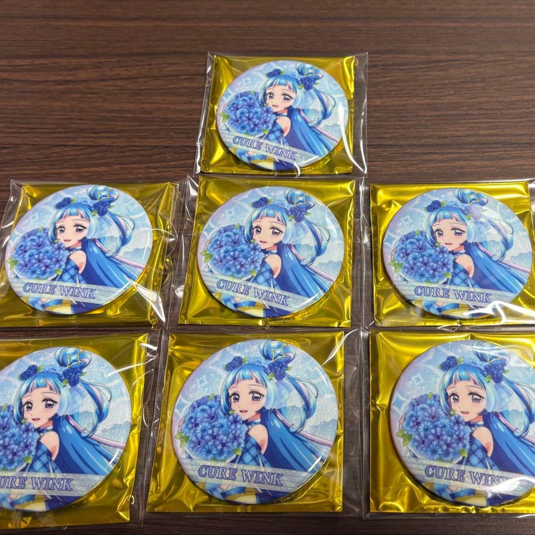 バラ可 キュアウインク キミプリ感謝祭 缶バッジ7 キミとアイドルプリキュア