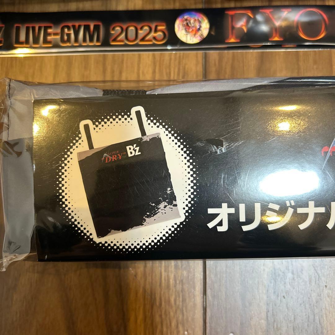 アサヒスーパードライ　B'z オリジナルブランケット　クッション　銀テープ