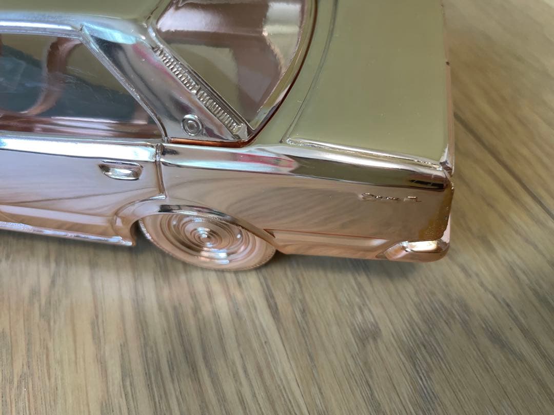 美品トヨタ コロナ メタル製 ゴールド　シガレットケース　ノベルティ　1973