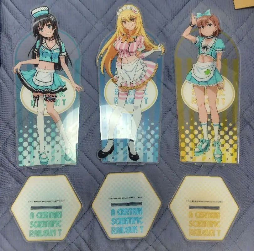 とある科学の超電磁砲T くじ当り 描き下ろし BIGアクリルスタンド　3種セット