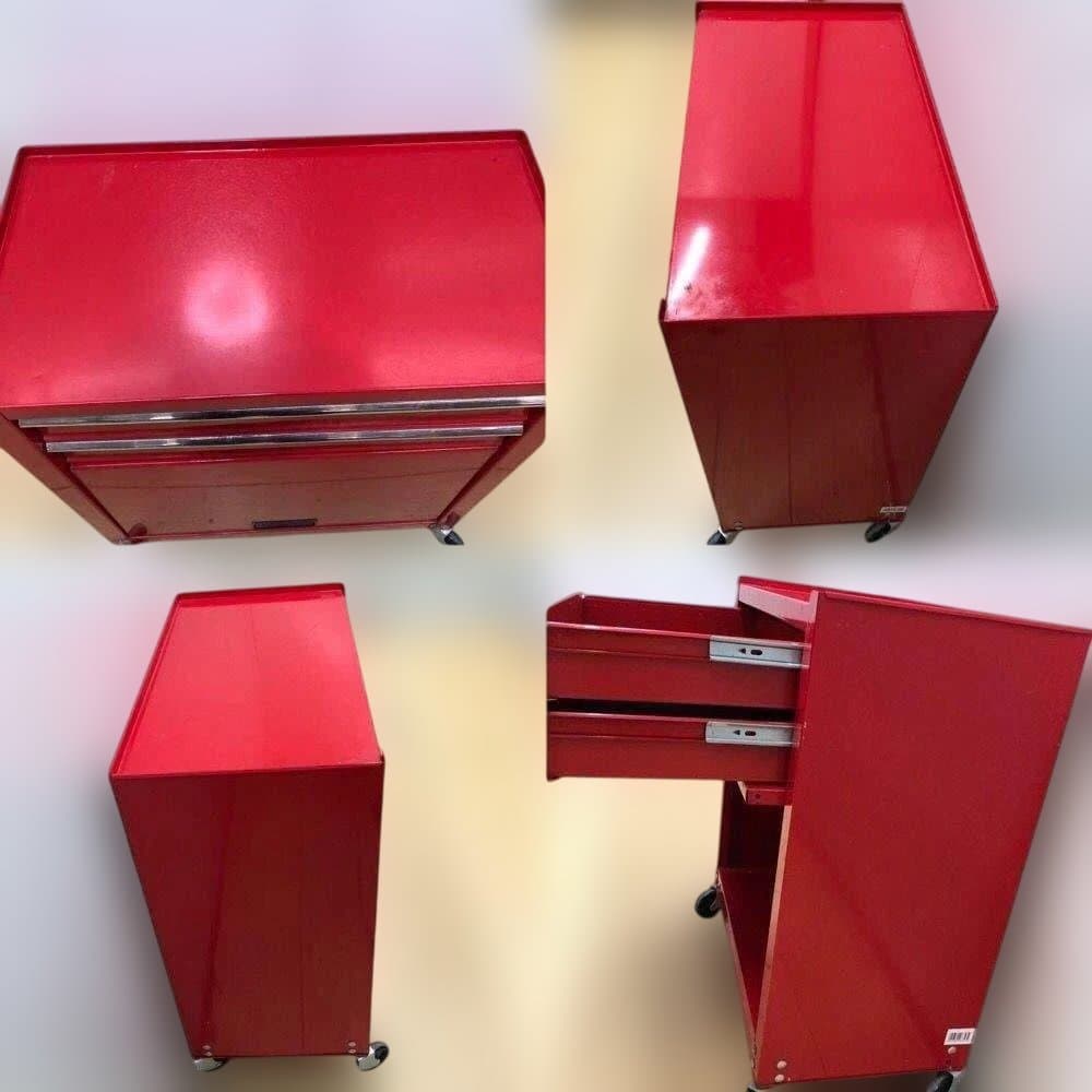 下　②　ツールボックス 2点セット 工具箱 鍵付き キャスター付き　250604