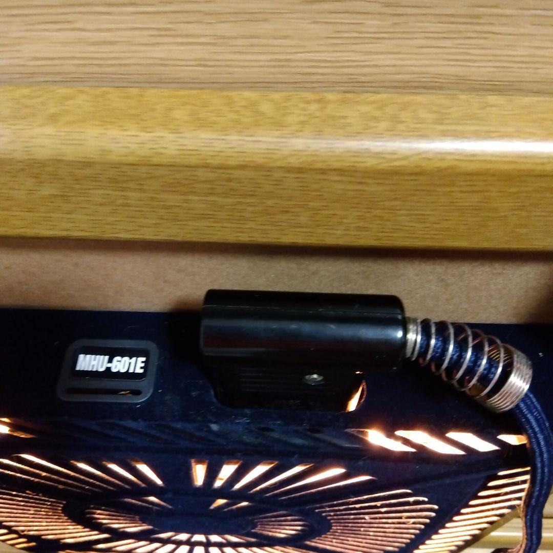 家具調こたつ 1.2x0.8 電気ヒーター付き 7段階温度設定オールシーズン可能