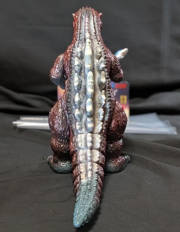 初代ゴジラ1954＋ジェット機（Ｍ１号）ヘッダー・外袋付ソフビフィギュア