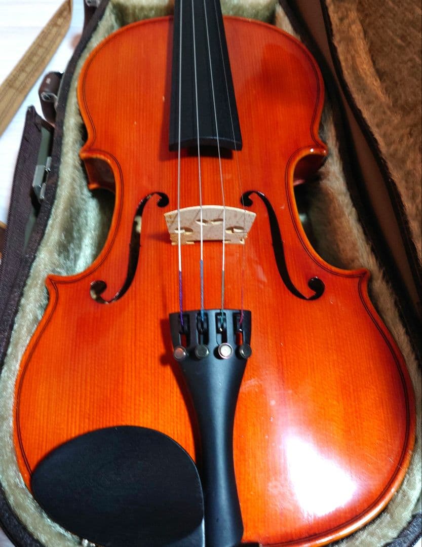 高級 バイオリン 鈴木 SUZUKI YN21 4/4 証明ラベル有、弓ケース付