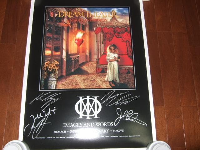 DREAM THEATER,直筆サイン入りリトグラフ,新品,証明書付き