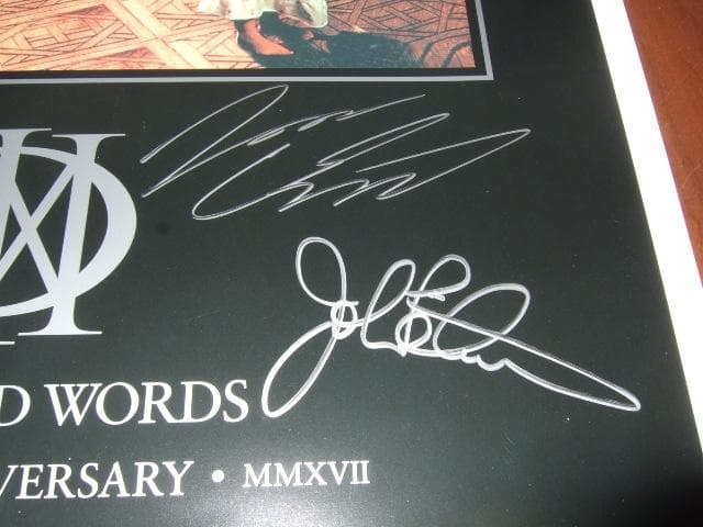 DREAM THEATER,直筆サイン入りリトグラフ,新品,証明書付き