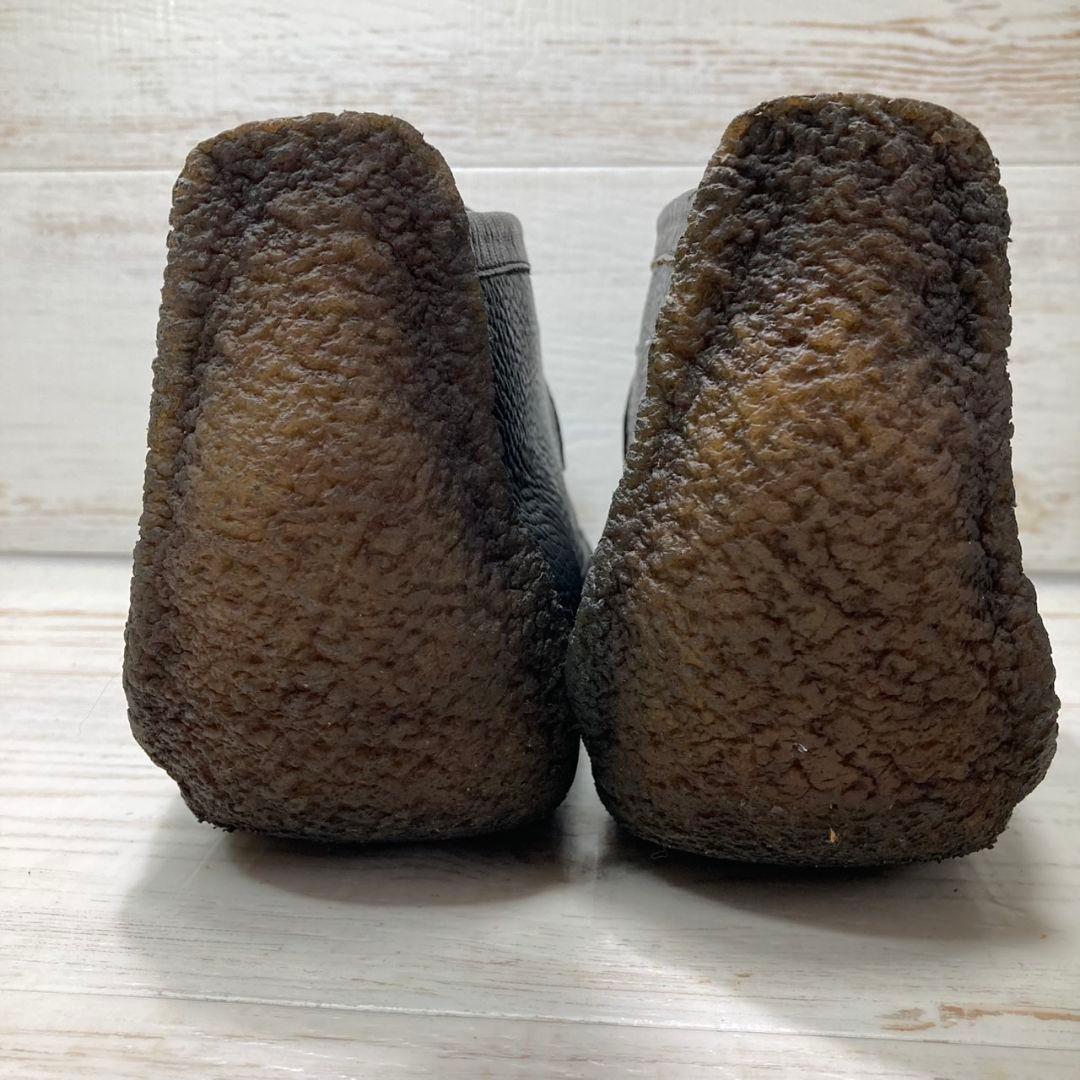 希少 クラークス Clarks ワラビー27cm 黒 レザー 本革 アイルランド