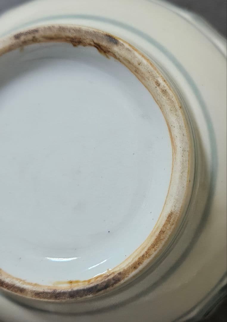 19世紀　欧州アンティーク　オランダ　 デルフト　古伊万里写　山水に花図　乳瓶