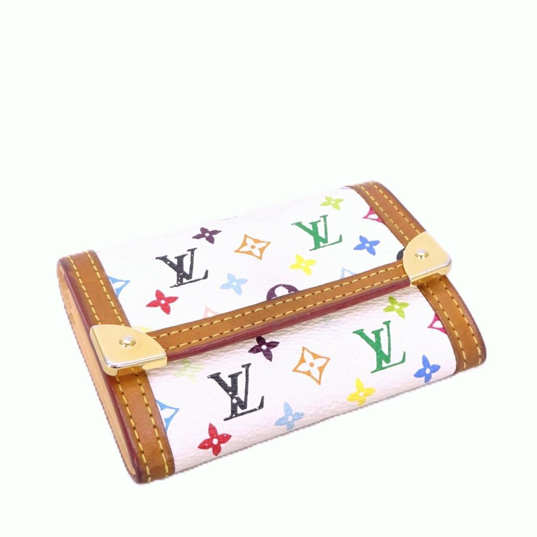 本物■ルイヴィトンマルチカラー ポルトモネ・プラ ミニウォレット ケース