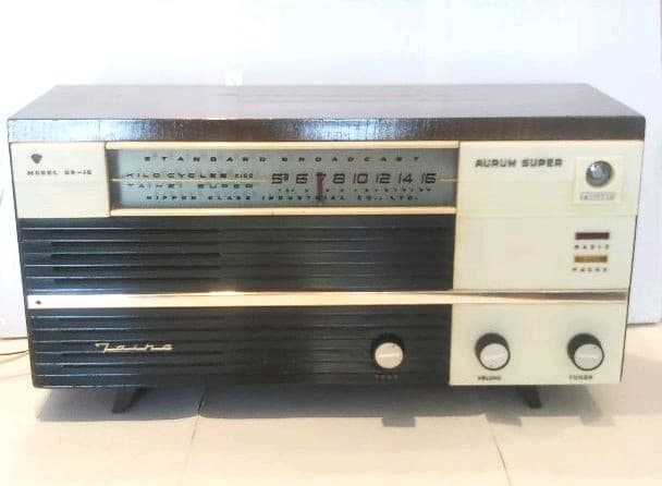 タイヘイ真空管ラジオ（日本硝子工業）、6R-15型（1950年代）、希少、作動品