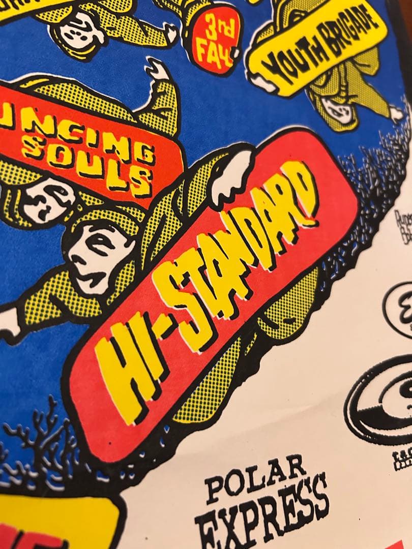 激レア未使用！Hi-STANDARDハイスタSNOJAM出演ポスターnofx