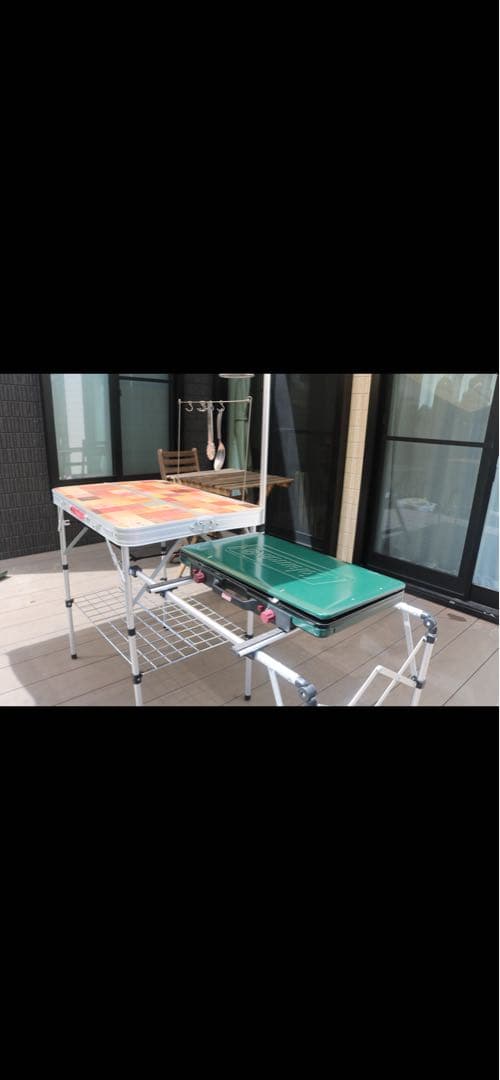 送料込み　コールマン　オールインワンキッチン＆ツーバナーコンロ